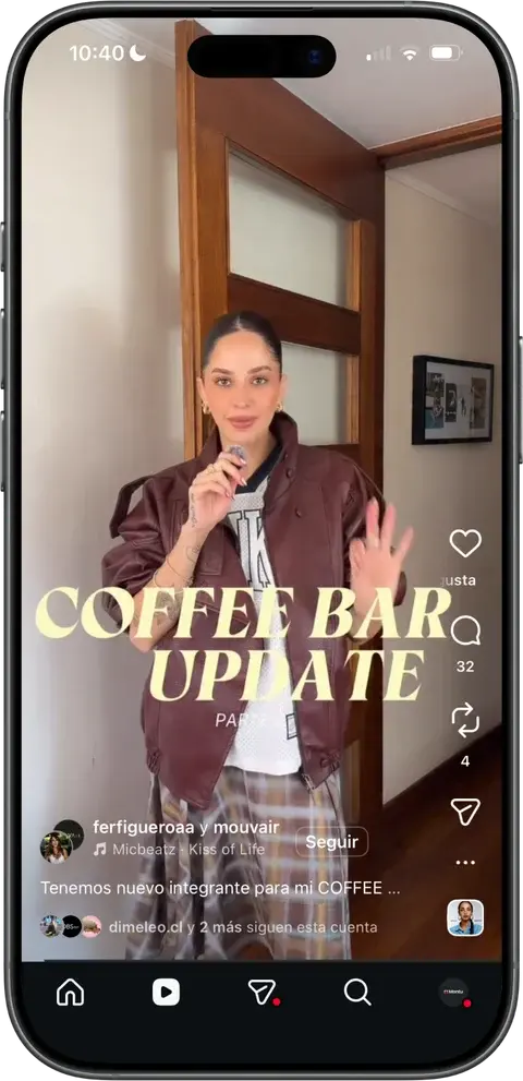 Ejemplo de microinfluencer en Instagram
